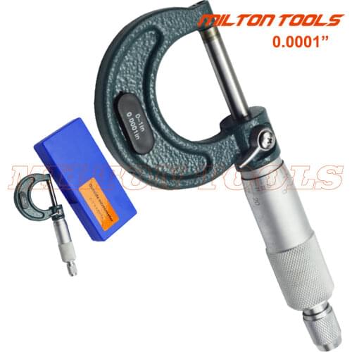 Premium 0-1" 0.0001 MICROMETER Precision Machinist Tool outside micrometer gauge