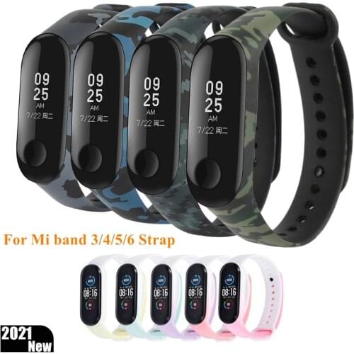 For Xiaomi Mi Band 6 5 Strap Replacement Wrist Straps Bracelets Silicone Watch Band On Xiaomi Case Mi Band 6 4 3 Wristband Strap
