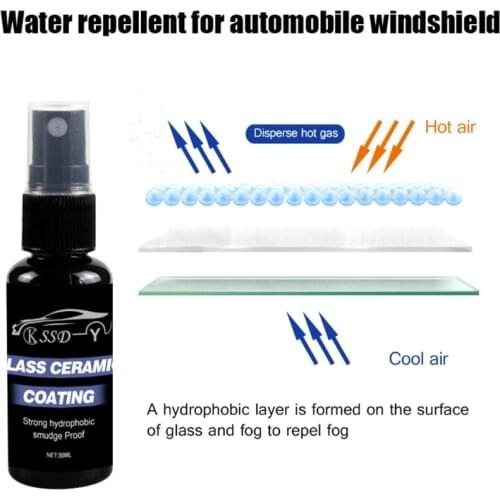 Auto Windshield Anti-Rain Agent Rearview Mirror Rainproof Agent Coating Spray Agent for Vehicle Body Care