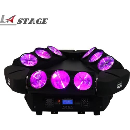 Led 9X10w Spider Beam Lights Stage Led Light Moving Head Light For Concert Party Stage Restaurant