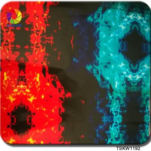 TSAUTOP Size 0.5m x 20m flame hydro printing pva water transfer printing film hydrographics transfer WDF1192