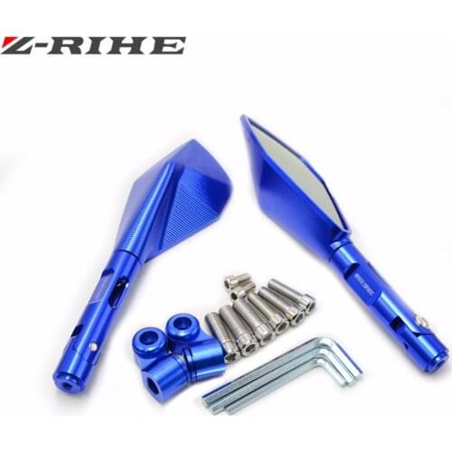 Universal Aluminum CNC motorcycle Side mirror rearview accessories Fits for 200 390 690 990 KAWASAKI Z250