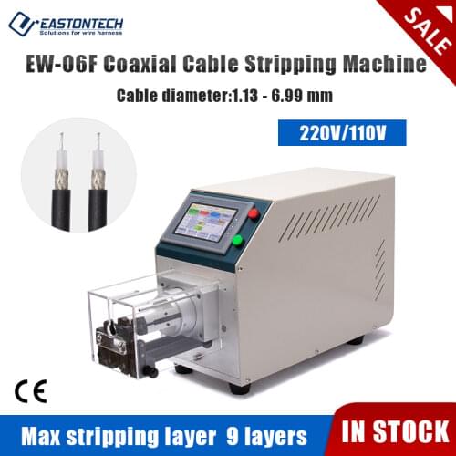 EASTONTECH EW-06F Ccs Wire Coaxial Cable Stripping Machine Wire Stripper