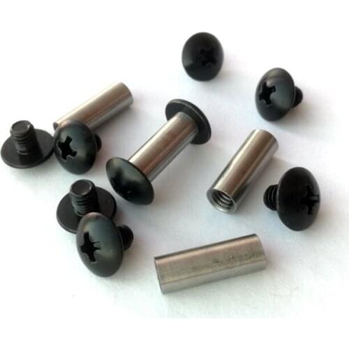 19mm *5mm Chicago Screws Philips Truss Head black Screws Suitable for 5mm hole(No514)
