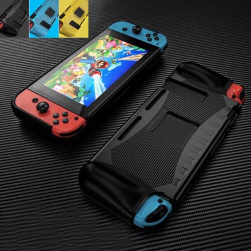 Dockable TPU Hard Back Hand Grip Cover Handgrip Shell For Nintendo Switch NS Lite Joy-Con Controller Silicone Protective Case