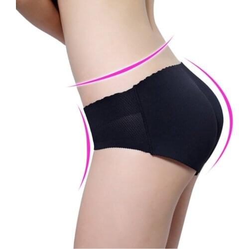 1 Pc Sexy Women No Trace Padded Panties Seamless Bottom Buttocks Sponge Push Up Lingerie Briefs Hip Enhancer Shape Underwear