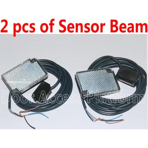 1 Order=2 pcs of Photoelectric Sensor Security access control Infrared beam ntelligent sliding door and car parking safety kit