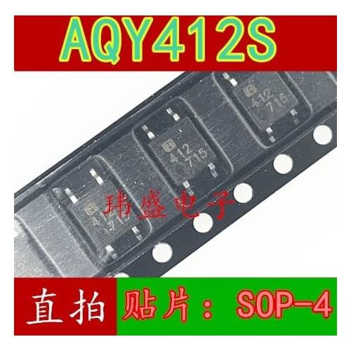10pcs AQY412S 412 SOP-4