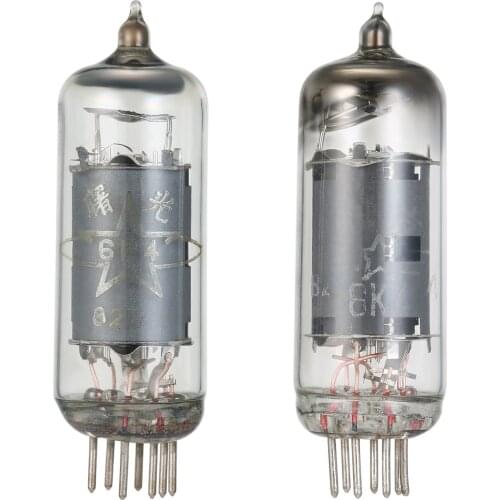 2PCS 6K4 Electronic Tube Valve Vacuum Tube Pairing Tube Amplifier Preamp Vacuum Tube Replacement for 6AK5/6AK5W/6Zh1P/6J1/6J1P
