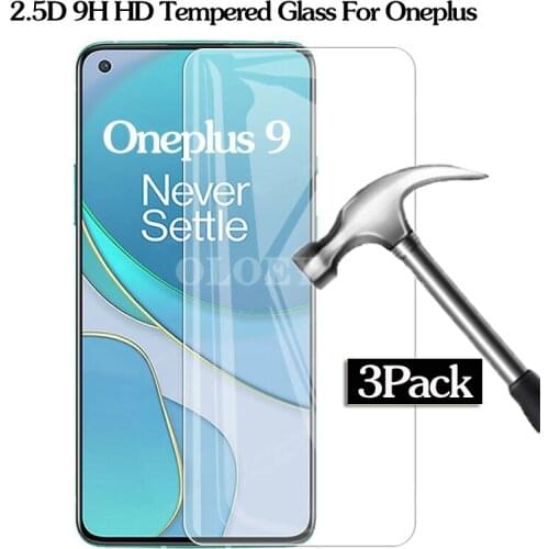 3Pack Screenprotector on Oneplus9 Glass For Oneplus 9 Screen Protector Smart phone For Oneplus 9E 9 E Oneplus9e Tempered HD Film