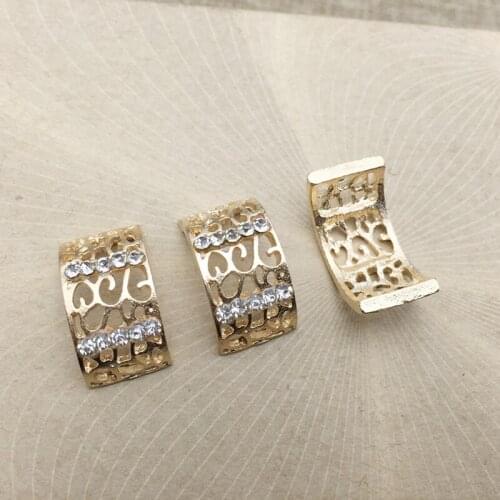 50pcs Charms Jewelry Strass Crystal Rhinestone Buckle Enamel For Wedding Bride Hairpin Accessories Bag Shoes Belt Brooch Decor