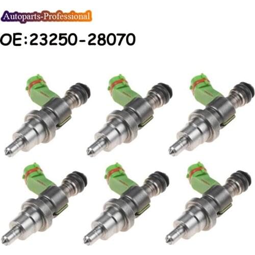 6 PCS New Fuel Injector For Toyota 1AZ-FSE D4 AVENSIS RAV-4 NOAH 2.0 RAV4 Avensis 2325028070 23250-28070 23209-29065 2320929065