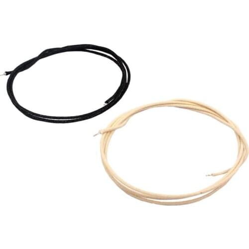 In stock Cloth-covered Pre-tinned 3.2 Feet Pushback 22 AWG Vintage-style Guitar Wire