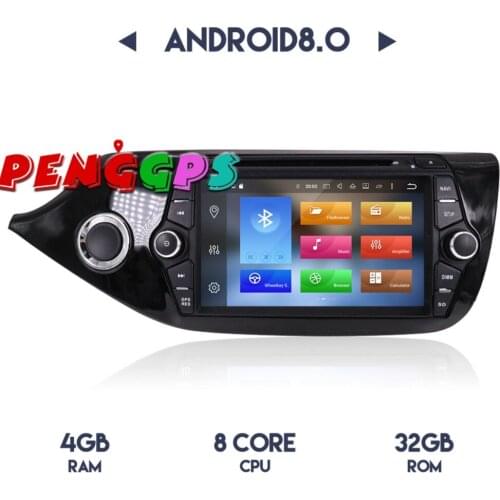 Android 8.0 Octa core 4GB RAM 7.1 Car DVD Player GPS Navigation for KIA CEED 2013-2017 Multimedia Car Stereo Auto Headunit Video
