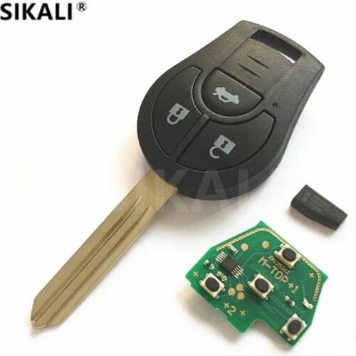 Auto Remote Key 315/433MHz for Nissan March Qashqai Sunny Sylphy Tiida X-Trail Alarm with ID46 CWTWB1U751 CWTWB1U816 CWTWB1U761