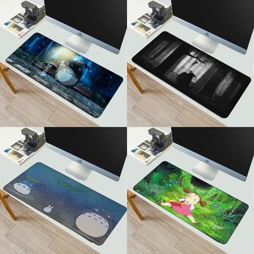 Kawaii Anime Totoro Large Mouse Pad StudyOffice Gaming Protect Desk Pad Computer Pad Washable Notebook PC Accessories Anti-slip