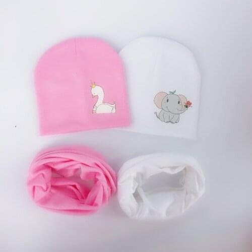 1 Set Autumn Winter Crochet Baby Hat Girl Boy Beanie Cap Children Hats Toddler Kids Hat Scarf Collars,gorros infantiles invierno