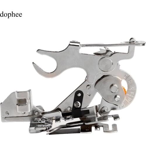 Dophee 1pc domestic presser foot Ruffler Sewing Machine Presser Foot ruffler foot low shank for brother