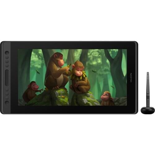 Huion Kamvas Pro 16 15.6 inch Graphic Tablet Monitor Battery-Free Pen Display Digital Tablet Drawing Monitor with Tilt AG Glass