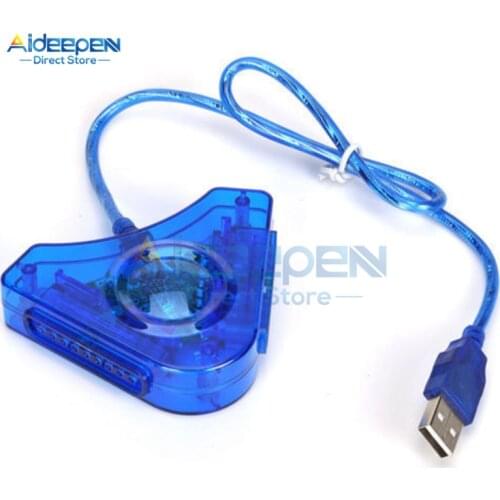 USB2.0 PS PS2 to PC Interface Adapter Cable For PS1 PS2 PSX to PC USB Controller Dual Playstation 2PC USB Joypad Game Controller