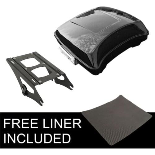 Motorcycle 5.5" Razor Trunk Mount Rack For Harley Tour Pak Touring Road King Road Glide Electra Glide 2014-2020