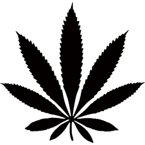 Hot Sale Car Stying For Weed Plant Leaf Car Decal Accessories Sticker Vinyl Decals Jdm