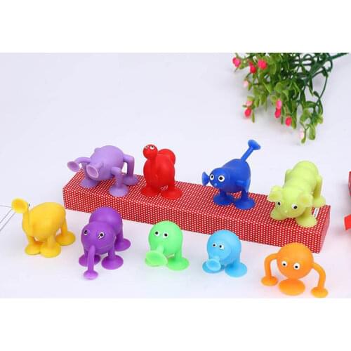 New Soft Building Blocks kids DIY Pop squigz sucker Funny Silicone block Model Construction Toys Creative Gifts For Children Boy