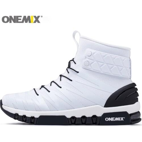 Onemix Boots Running Shoes Mens Light Fitness Women Comfortable Air Cushion Sneakers Outdoor Walking Breathable Jogging Shoes