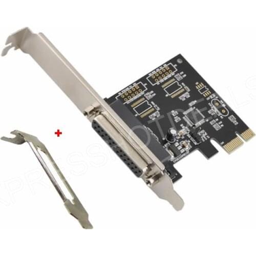 PCI-E Parallel Port DB25 LPT Printer Card Adapter w/Low Profile Bracket