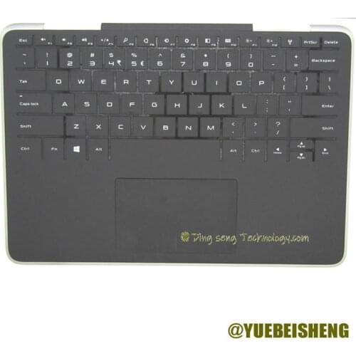 NEW FOR 11.6" Dell Ultrabook XPS 11 9P33 1308T 1508T Palmrest US keyboard Upper Cover With Touchpad Speaker BLACK 010GFR 0T1KKK