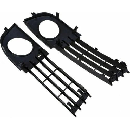 L/R Fog Lamp Grill Grille Replacement without Baffle 4B0807681T 4B0807682T for Audi A6 C5 03-05 Light Grill Bumper