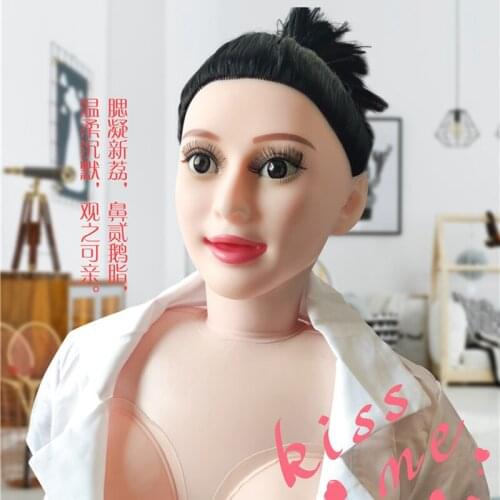 Doll Real Sex 150cm Sex Doll Inflatable Sex Doll Missse Realistic 4 Colors Wig Silicone Tpe Glue Realistic For Man Oral Vagina