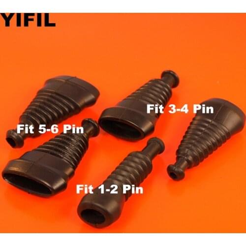 10pcs/lot Rubber Sleeve Waterproof Boots To Fit AMP TYCO Superseal Connector 1 2 3 4 5 6 Pin
