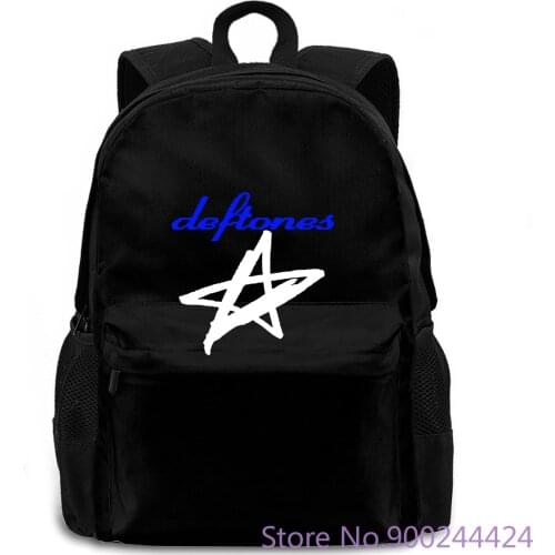 New Deftones Star Logo Metal Rock Band Black To New Mens women men backpack laptop travel school adult student
