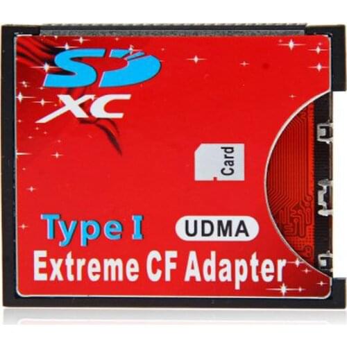 SD SDHC SDXC to High-Speed Extreme Compact Flash CF Type I Adapter For 16/32/64/128 GB