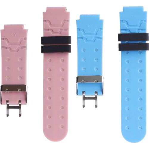 Children Children Kids Watchband Wrist Strap 16MM Silicone Belt Replacement for Q750 Q100 Q60 Q80 Q90 Q528 T7 S4 Y21 Y19 Smart