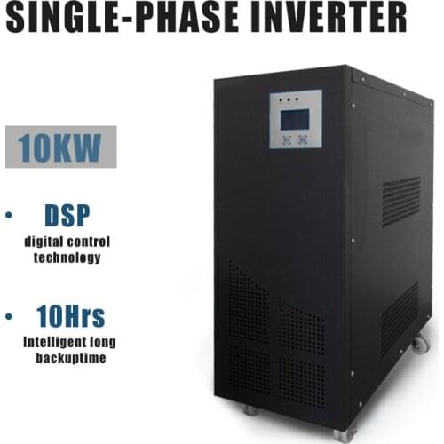 SOLAR INVERTER 96V 10KW 220V 10000W 96VDC TO 220VAC FOR SOLAR POWER SYSTEM OFF GRID SOLAR INVERTER LOW FREQUENCY FOR HOME USE