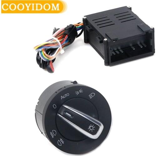 Transporter Multivan caravelle T5 T6+AUTO Headlight Lamp Switch Knob Light Sensor Module Matte For VW Golf 4 Jetta MK4 Passat B5