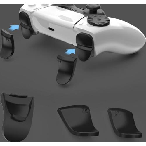 Trigger Extenders With Buttons Set Lengthened Joystick Cap Grip Thumbstick Case For PS5 Controller Game Accessory