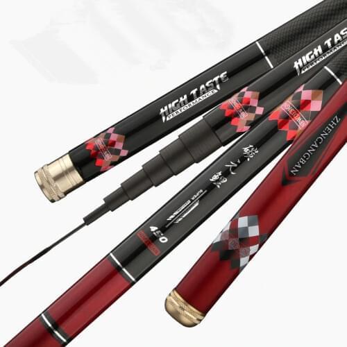 Fishing Pole Pesca Fly Fishing Rod Carp Telescopic Rod UltraLight Carbon Fiber Superhard Stream Feeder 3M4M5M6M
