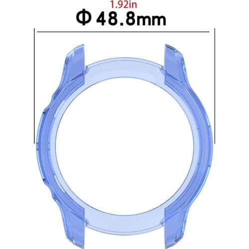 Ultra-Slim TPU Watch Case Protective Cover for -Ticwatch Pro 3 Lite Smart Watch 24BB