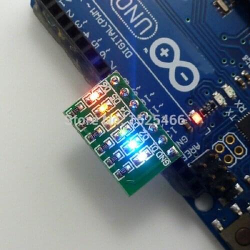 Universal 3.3V 5V 12V Multicolor 6 Color LED Matrix Board Breadboard starter kit Module for Arduino 3d printer UNO MEGA2560 DUE