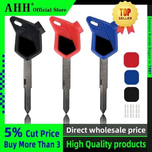 AHH Brand Motorcycle Replacement Key Uncut For HONDA scooter magnet Motorcycle Anti-theft lock keys DIO Z4 125 WH110 150 SCR100