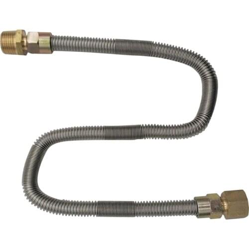 1/2' X 24' Non-Whistle Flexible Flex Gas Line Connector Kit For NG Outdoor Stove Accessories