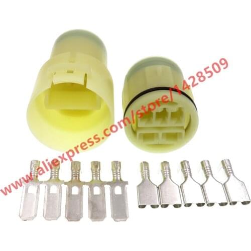 20 Sets 5 Pin Electric Waterproof Automotive Connectors Female Male Sealed Plugs