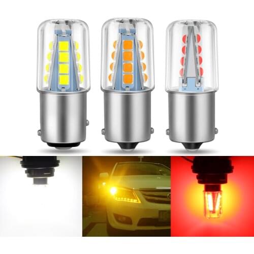 1Pc 1157 BAY15D P21 5W LED Bulb P21/5W 1156 BA15S P21W Led R5W R10W Car Turn Signal Lights Reverse Lamp 12V White Red Yellow
