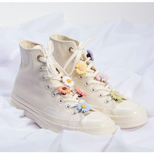 1pcs DIY Flowers Shoe Buckle Girls And Childrens DIY Shoes Accessories Trend Creative Shoelaces Decorative Shoes Accessories