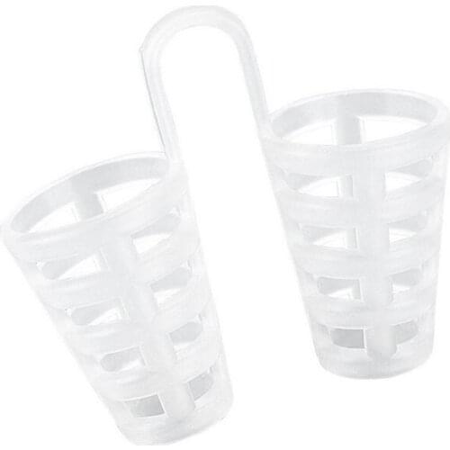 2pcs Anti Snoring and Apnea Stop Snoring Sleeping Aid Equipment Silicon Anti Snore Ceasing Stopper Anti-Snoring Nose Hea