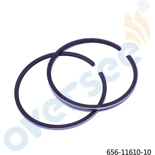 656-11610 Piston Ring Oversize 025 For Yamaha Outboard Motor 2 Stroke Old Version 25 HP 20HP ;656-11610-10 +025
