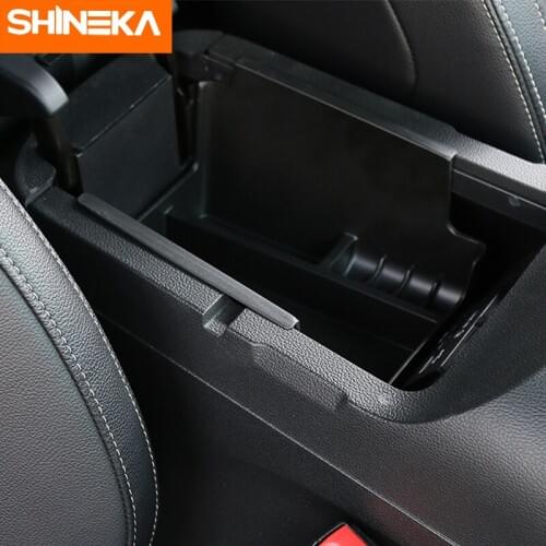 Car Armrest Box Center Secondary Storage Box Glove Container Tray Stowing Tidying Clapboard Organizer For Ford Mustang 2015